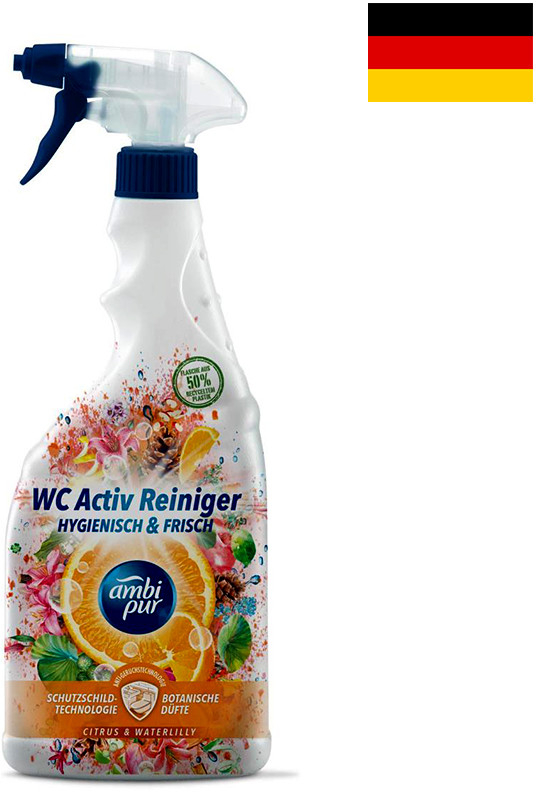 WC Active Clean Citrus & Waterlilly, 750 ml - ambipur