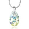 Stříbrný přívěsek - Kapka 22mm se Swarovski Elements LSW076P