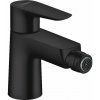 Hansgrohe Talis E - Páková bidetová batéria s odtokovou súpravou s tiahlom, matná čierna 71720670