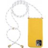 PROTEMIO 24520 ROPE Kryt so šnúrkou Apple iPhone 12 Pro Max žltý