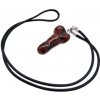 Obsidian červený Penis amulet pro plodnost, přívěsek přírodní kámen ručně broušený 3 cm, kámen záchrany
