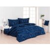 Matějovský Obliečka Kvalitná luxusná posteľná bielizeň - Ezio Blue Cotton deluxe 40/40 40x40 ornamenty modrá
