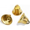 Kovové zvončeky 21mm 3ks - zlaté