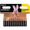 Duracell Basic AAA alkalické batérie LR03 blister 12ks
