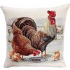 Gobelínová obliečka Kuracia rodinka 45x45