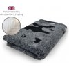 DRYBED Premium Vet Bed Pudel šedý tricolor 100 x 75 cm