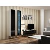 Cama Meble Glass-case Vigo 180 white / black gloss