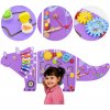Viga Toys VIGA Senzoricko-manipulačná drevená tabuľa EDU Triceratops