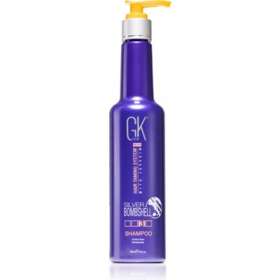 GK Hair Silver Bombshell šampón pre blond vlasy neutralizujúci mosadzné podtóny 280 ml