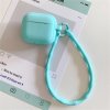AppleMix Puzdro pre Apple AirPods 4 - karabínka + pútko - silikónové - mätovo zelené
