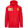 Ferrari pánska bunda s kapucňou rain red F1 Team 2020