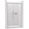 CERANO - Sprchové posuvné dvere Varone POINT Ľ/P - 6 mm - chróm, transparentné sklo - 120x195 cm