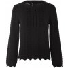 esmara® Dámsky pletený pulóver čierna, L 44/46 (100392132)