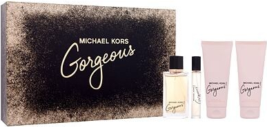 Michael Kors Gorgeous! : EDP 100 ml + EDP 10 ml + tělové mléko 100 ml + sprchový gel 100 ml