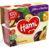 Hami ovocný príkrm 100% ovocie Jablko a slivka prvá lyžička (od ukonč. 4. mesiaca) 4x100 g (400 g), 8590340103117