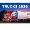 Helma - nástenný kalendár Trucks 2026, 45 × 31,5 cm