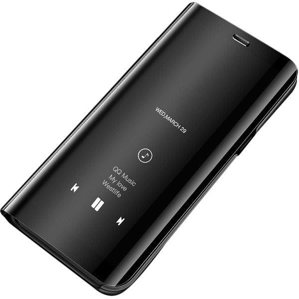 Púzdro Clear View Motorola Moto G9 Plus - čierne