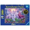 Ravensburger Kinderpuzzle - 12903 Magische Einhornnacht - Einhorn-Puzzle für Kinder ab 8 Jahren, mit 200 Teilen im XXL-Format, Leuchtet im Dunkeln
