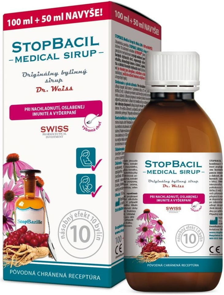 Dr. Weiss Stopbacil sirup 150 ml