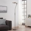 LED stojacia lampa Lindby Darion, sivá, kov, stmievateľná, 180 cm - 9621655