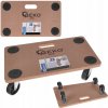 Prepravná platforma GEKO 200 kg MDF 18 mm, rozmery 490 x 290 mm, otočná