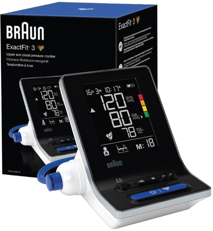 Braun EXACTFIT™ 3 BUA6150 Ramenný Tlakomer + Dve Manžety