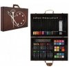 Sada na malování - Art box kreativní sada 79ks v dřevěném kufříku ve fólii
