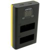 PATONA nabíječka pro digitální kameru Dual GoPro Hero 13 USB-C s LCD PT4213