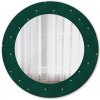 Zelená luxusná šablóna Zelená luxusná šablóna Okrúhle zrkadlo s motívom lsdo-00134