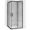 REA Sprchovací kút City 80x80 Black Bez sprchovej vaničky REA-K6448