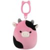 Squishmallows Klíčenka Černo růžová kráva - Pollyanna 9 cm