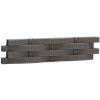 Obklad Vaspo Decorstone ratan tmavo sivá 8,8x39 cm reliéfna V54101, 0,500 m2
