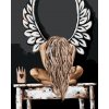 ZUTY Maľovanie podľa čísel - ANJEL V BOLESTI Rámovanie: vypnuté plátno na rám, Rozmer: 40x50 cm