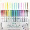 Zebra Mildliner Highlighter 15 farieb 1,4 - 4 mm obojstranný 8115