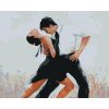 ZUTY Maľovanie podľa čísel - TANEČNÍCI TANCUJÚCE TANGO Rámovanie: vypnuté plátno na rám, Rozmer: 40x50 cm