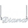 Doria Retiazka z ocele s menom DIANA strieborná