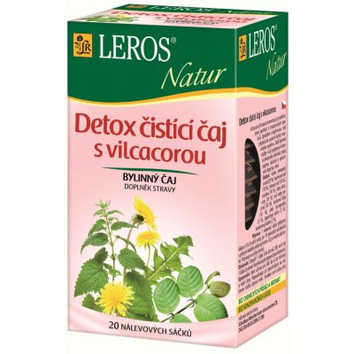 Leros Natur Detox čistící čaj s Vilcacorou 20 x 1,5 g