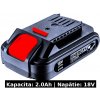 Náhradná Li-Ion batéria 18V s kapacitou 2,0 Ah pre systém GRAPHITE Energy+ 58G001