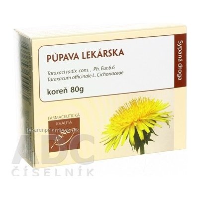 HANUS PÚPAVA LEKÁRSKA KOREŇ vákuové bal. 1x80 g