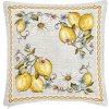Mondo Italia Gobelínová obliečka na vankúš Citróny Chenille IT117 Viacfarebná 42x42 cm