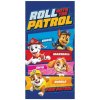 CARBOTEX - Detská bavlnená osuška Tlapková patrola Paw Patrol - Roll Patrol / 70 x 140 cm