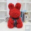 Zajačik z ruží v darčekovom balení - 40cm