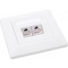 Solarix Networks Limited Zásuvka dátová SX9-2-5E-STP-WH 2xRJ45 pod omietku - 23100092