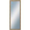 DANTIK - Zrkadlo v rámu, rozmer s rámom 60x160 cm z lišty KŘÍDLO malé zlaté patina (2774)