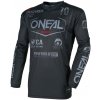 O´NEAL dres ELEMENT BRAND čierna/sivá - L