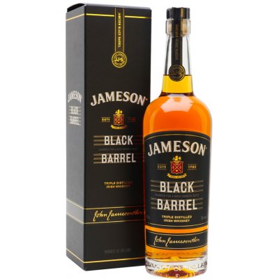 Jameson Black barrel 40% 0,7L (kartón)