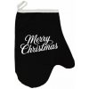 Vianočná kuchynská rukavica Merrymas EMI, hnedá