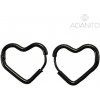 ADANITO BK33453B - Náušnice z chirurgickej ocele srdiečka