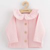 Dojčenský kabátik na gombíky New Baby Luxury clothing Laura ružový, veľ. 62 (3-6m)