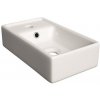Umývadlo Naturel Stilla 40x22 cm biela lesklá STILLA401406